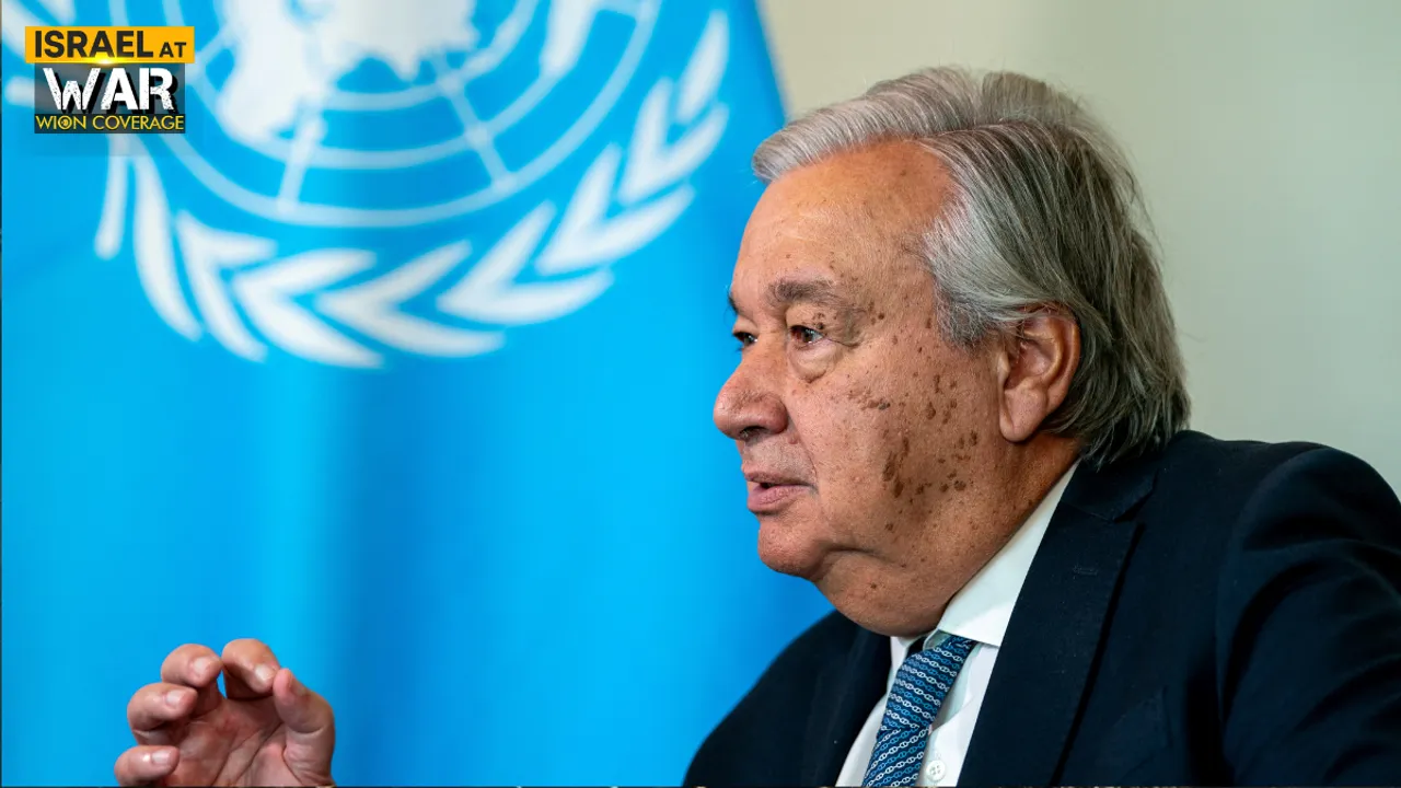  UN Secretary-General Guterres in an interview said that the past year has been "very tough, very difficult". Photograph:(Reuters) 