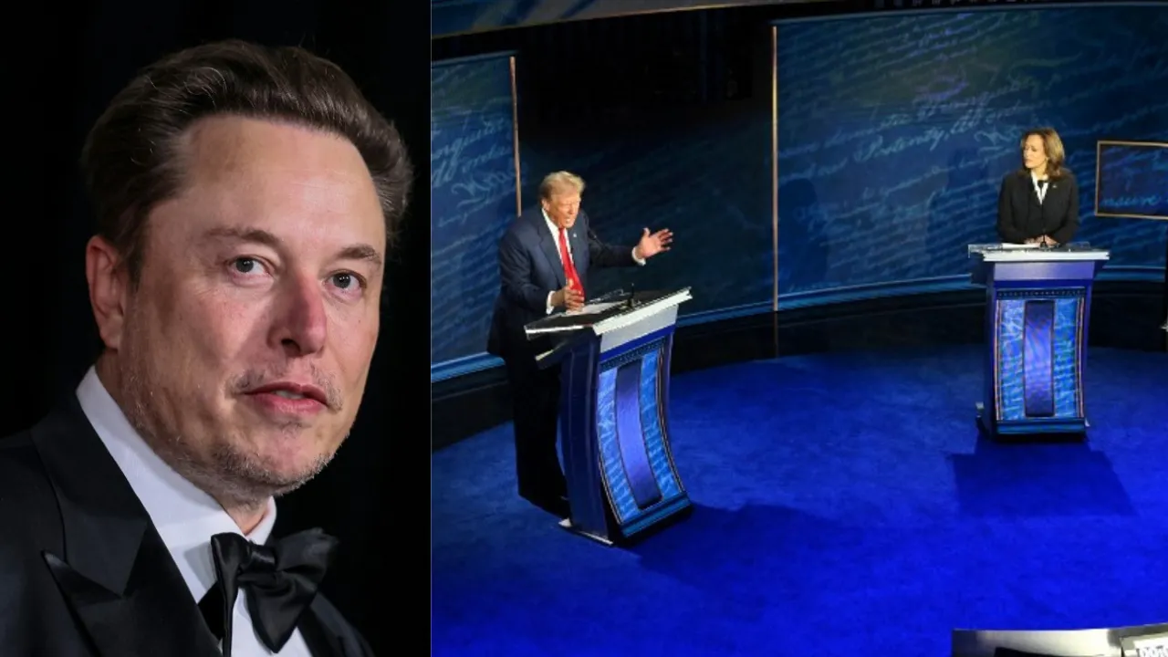  Tesla CEO Elon Musk has said that he didn't think that "the debate hosts were fair to" Trump. Photograph:(WION Web Team) 