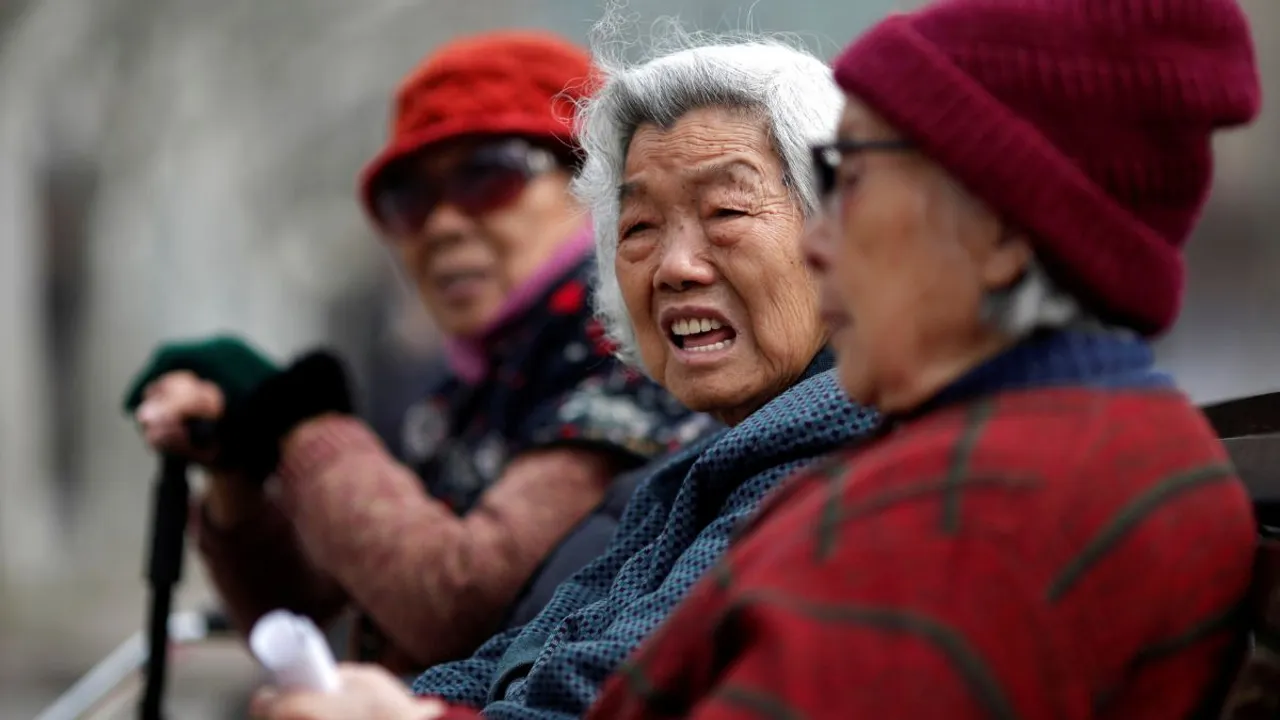  Representative image of elderly people in China Photograph:(Reuters) 