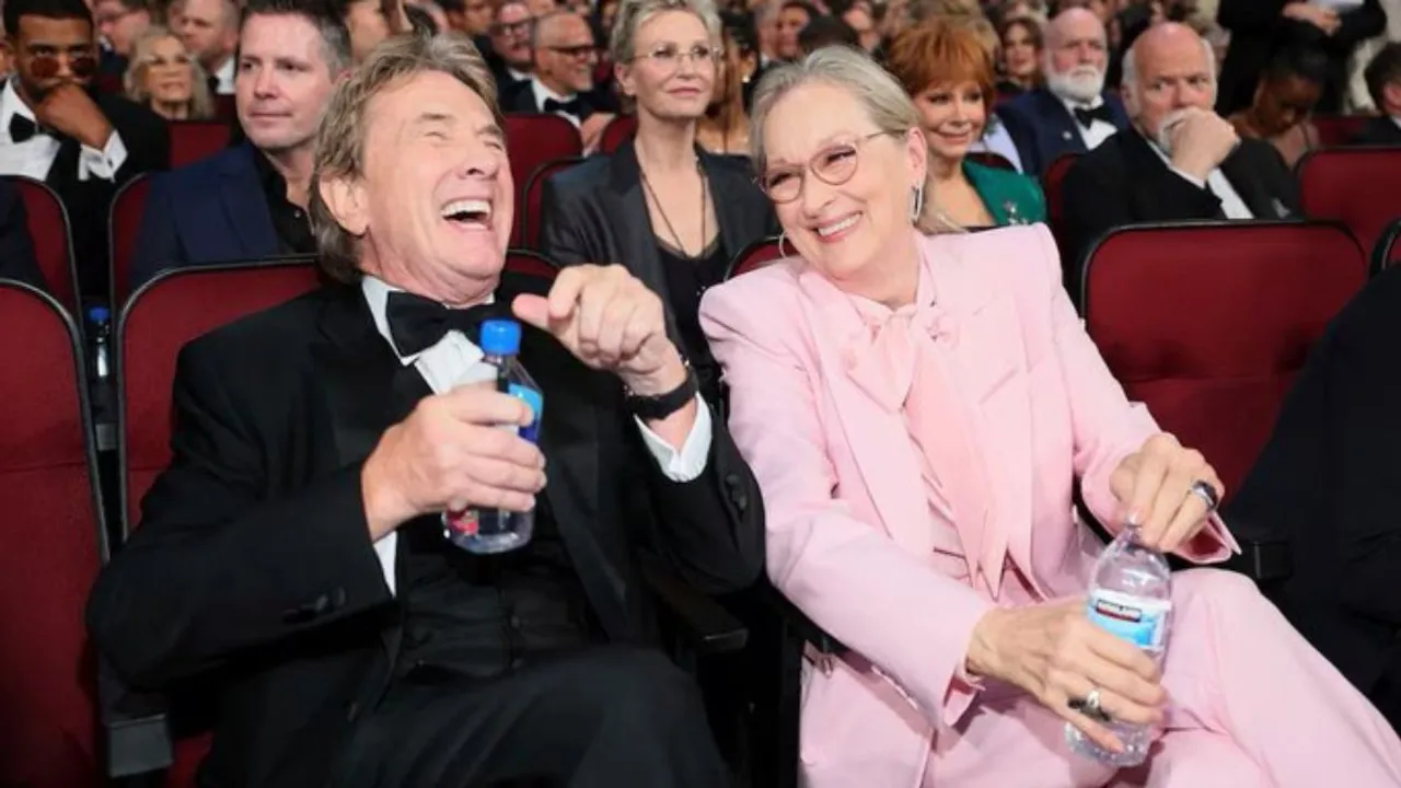  Martin Short and Meryl Streep at Emmy Awards 2024 Photograph:(X) 