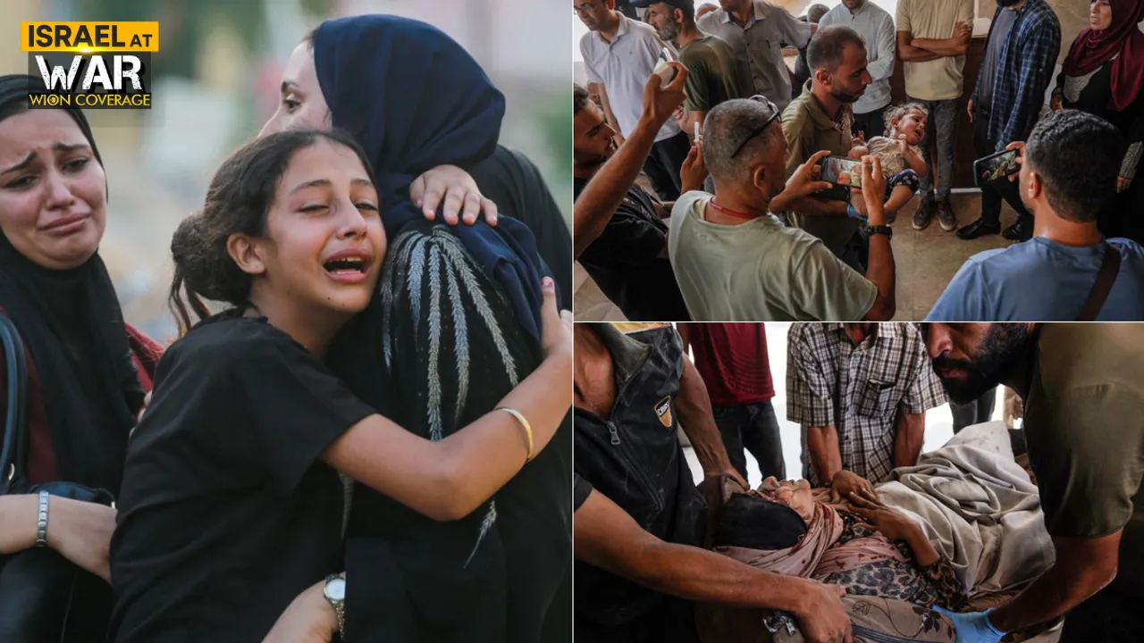  It also mentions 7,613 other people that have perished in the war, and whose bodies were received by the hospitals and morgues in the territory but whose identities are yet to be confirmed. The total death toll on the Palestinian side has crossed 41,000 as per reports. Photograph:(Agencies) 