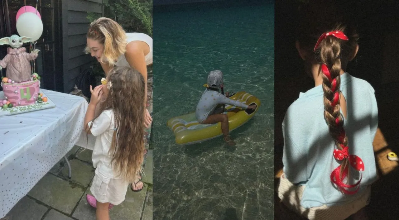  Gigi Hadid celebrates daughter Khai's birthday Photograph:(Instagram) 