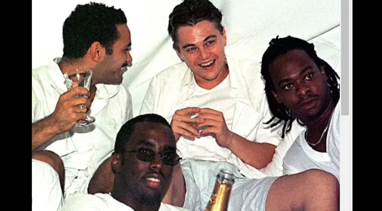  Leonardo DiCaprio in one of Sean Diddy's party Photograph:(Instagram) 