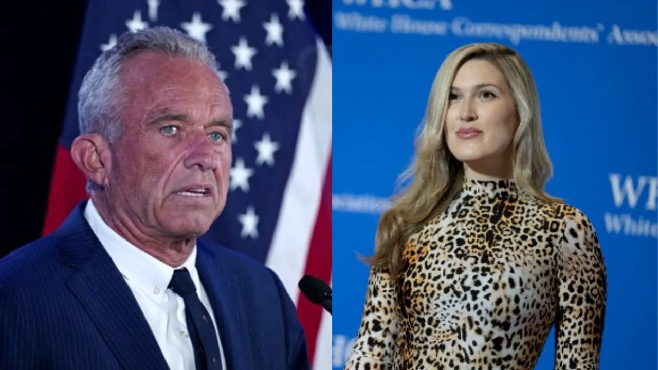  Robert Kennedy Jr Olivia Nuzzi  Photograph:(AFP) 