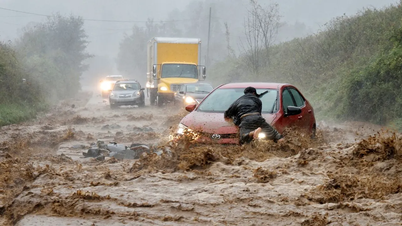  Representative image of Hurricane Helene Photograph:(Reuters) 