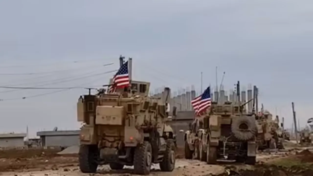 File photo of US troops in Syria. Photograph:(Reuters) 