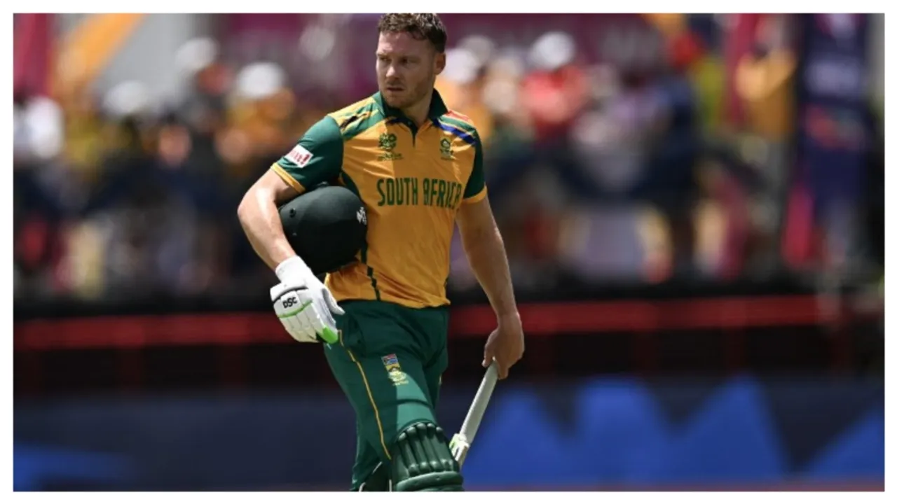  SA's David Miller recalls 'frustrating' T20 WC final loss vs India Photograph:(AFP) 