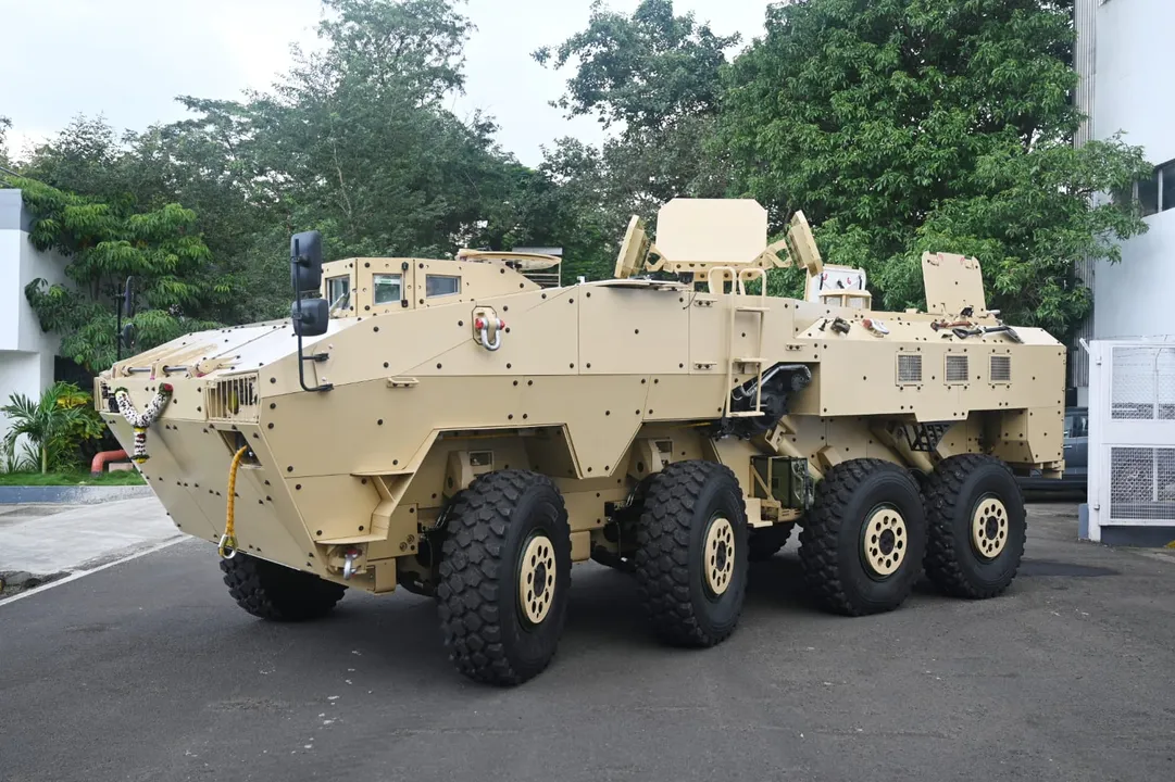  Indian-origin Wheeled Armoured Platform 8x8 will undergo final assembly and integration at an Indian factory in Casablanca, Morocco Photograph:(WION) 