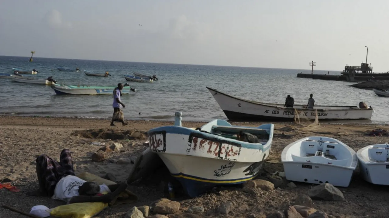  Representative image: Djibouti's coastguard said the tragedy struck some 150 metres off a beach near the northwest Khor Angar region. Photograph:(AFP) 