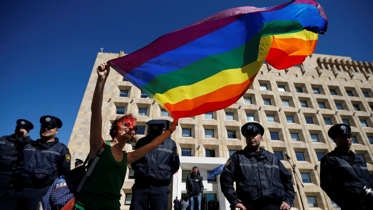  Georgian LGBT activists say that the law is an attempt by Georgian Dream to boost support among conservative voters ahead of the Oct. 26 election, in which the party is seeking an unprecedented fourth term in power. Photograph:(Reuters) 