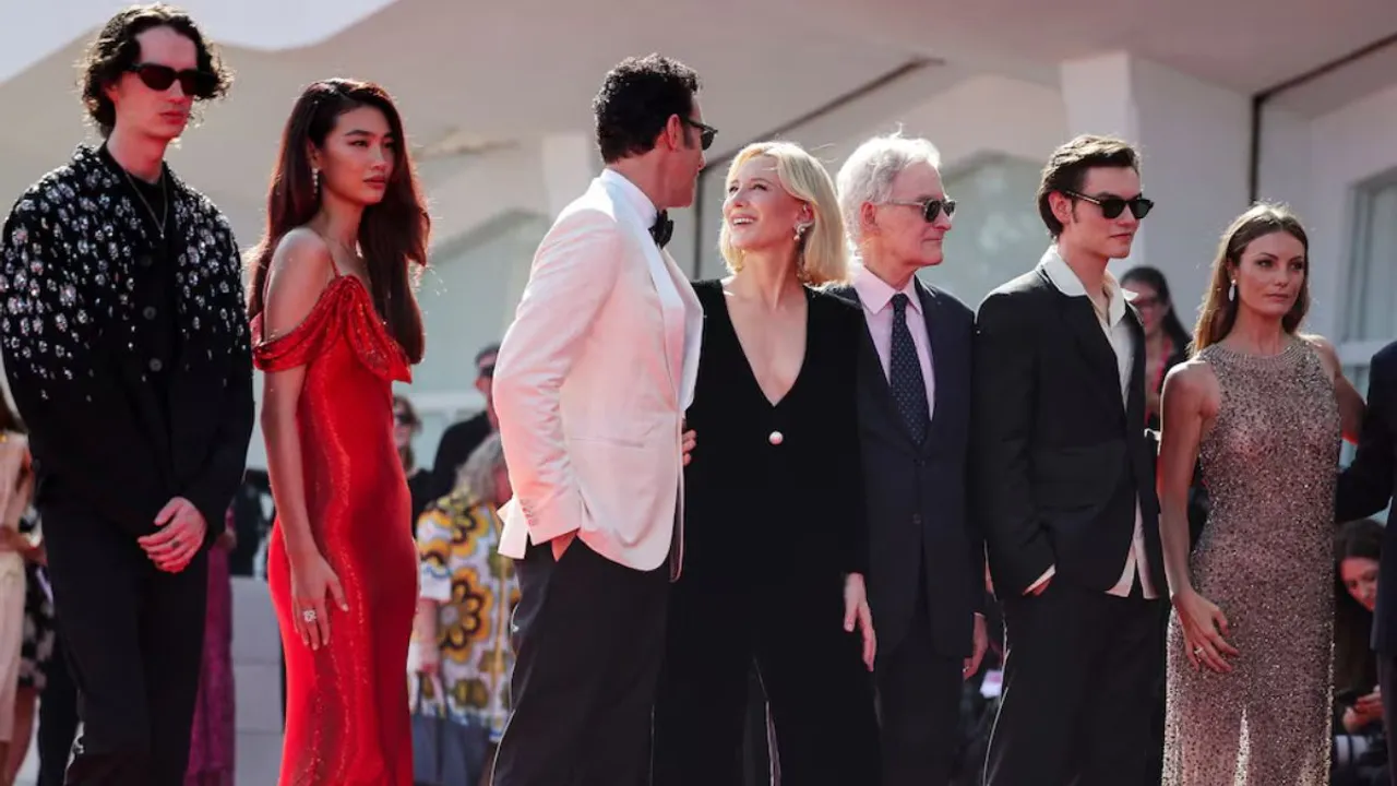  Cate Blanchett, Kevin Kline, Sacha Baron Cohen, HoYeon Jung, Kodi Smit-McPhee, Louis Partridge and Leila George Photograph:(Reuters) 