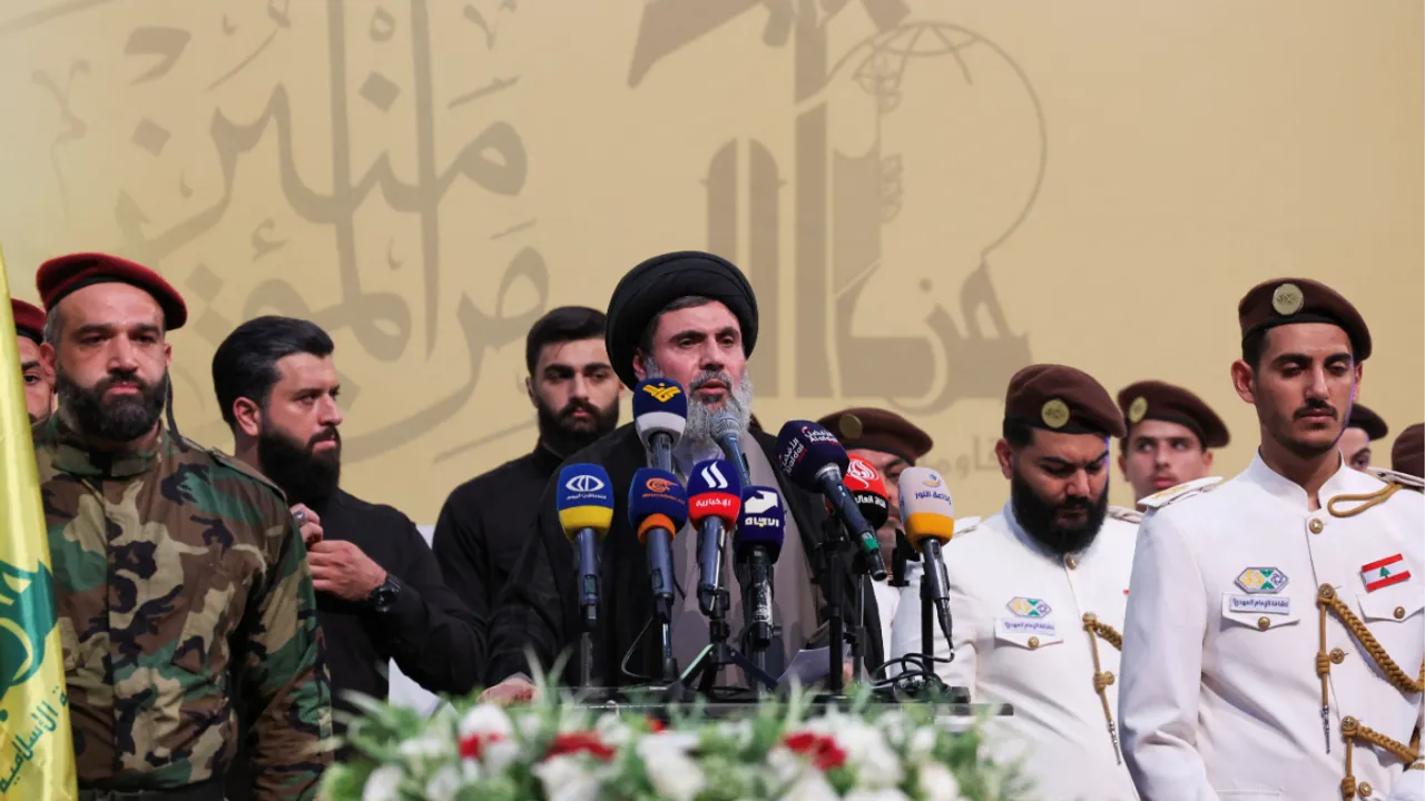  The Israeli military's spokesperson Rear Admiral Daniel Hagari said in a televised statement on Tuesday (Oct 8) confirmed the strikes but did not confirm whether Safieddine was killed. Instead, the IDF spokesperson said that they "knew" that Nasrallah's expected successor was there. Photograph:(Reuters) 