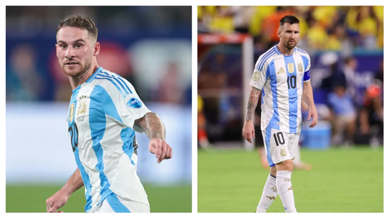  Argentina skipper Messi ready to play Venezuela, Mac Allister doubtful Photograph:(Reuters) 