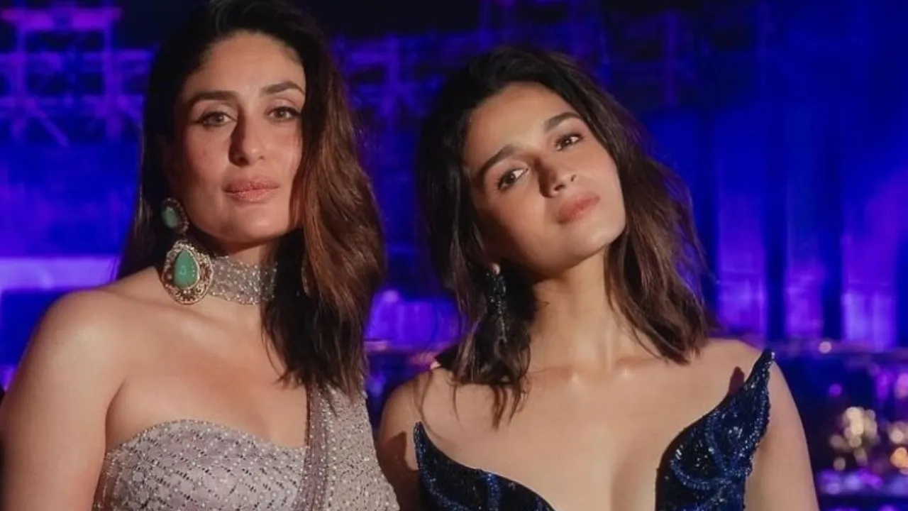  Kareena Kapoor Khan with sister-in-law Alia Bhatt Kapoor Photograph:(X) 