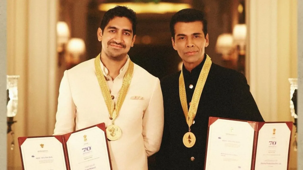  File photo of Ayaan Mukerji and Karan Johar Photograph:(Instagram) 