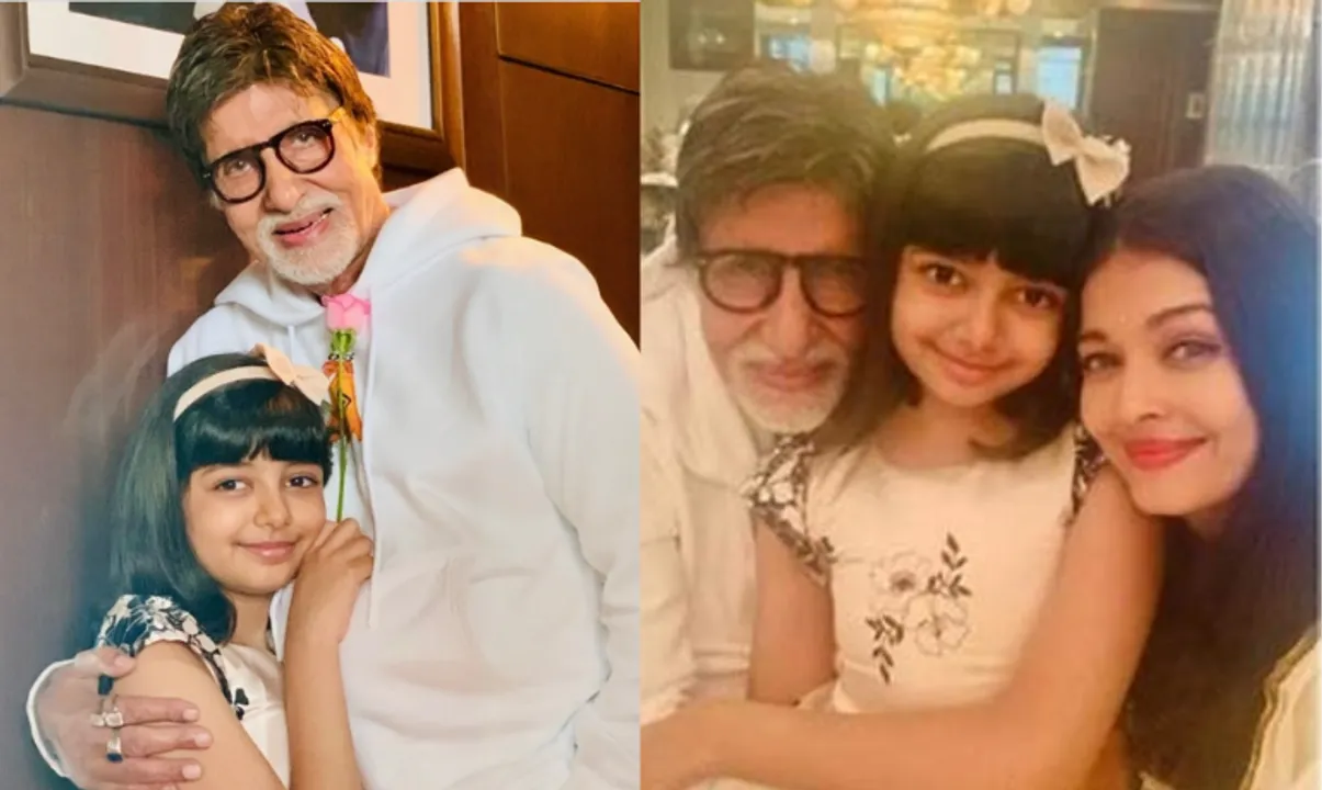  In the picture Amitabh Bachchan, Aaradhya and Aishwarya  Photograph:(X) 