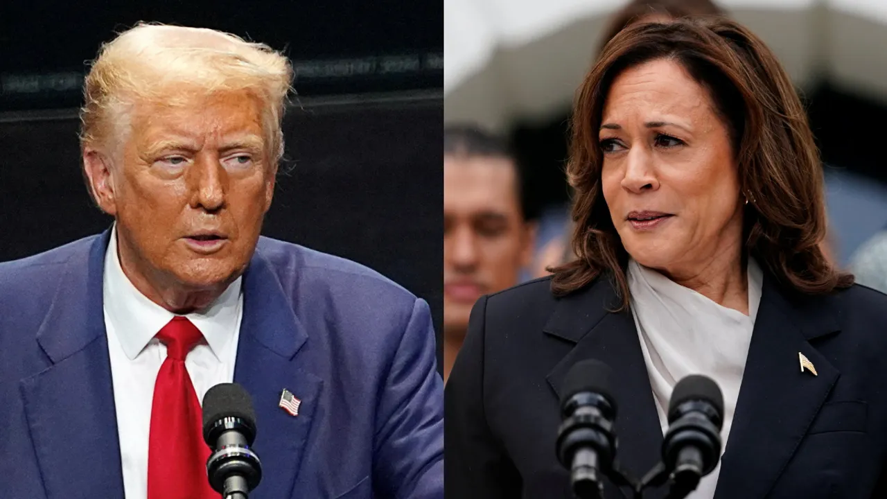  Harris said the statement was an evidence of Trump's instability, adding that he sees anyone who disagrees with him as the enemy.  Photograph:(WION Web Team) 
