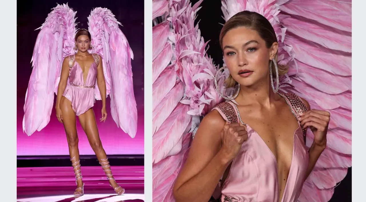  Gigi Hadid opened the 2024 Victoria's Secret Fashion Show Photograph:(Instagram) 