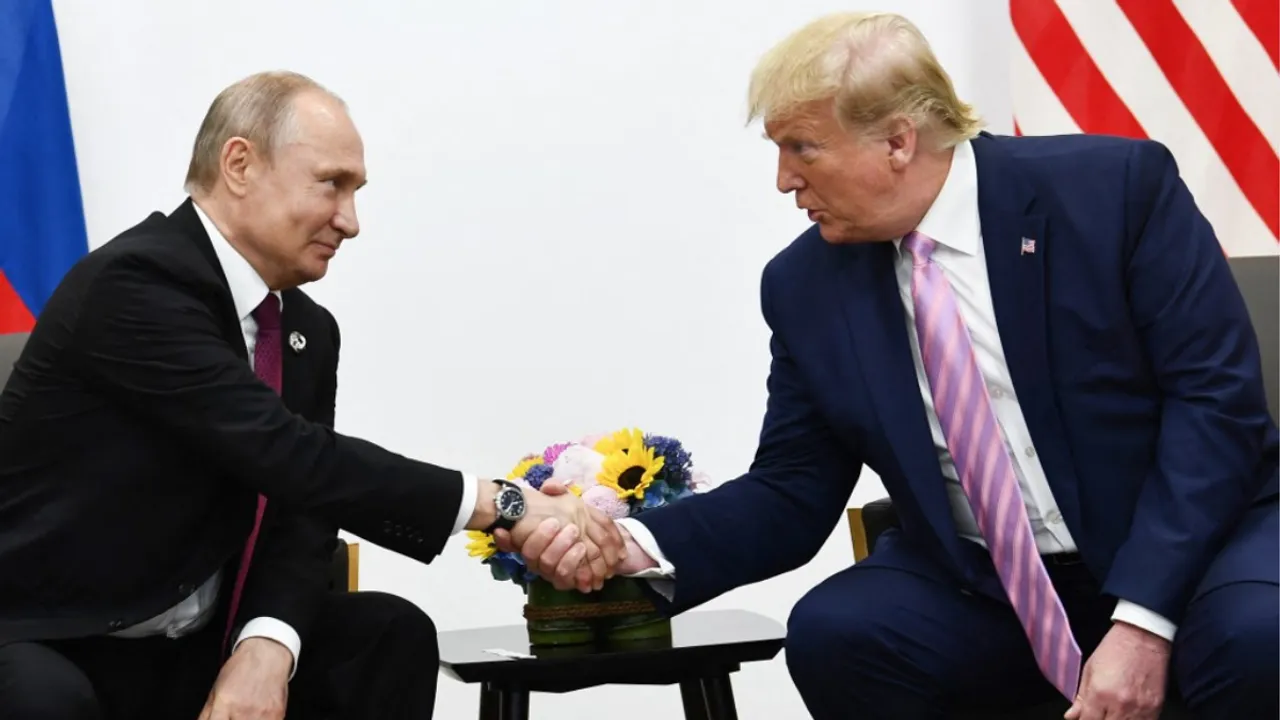 Earlier this month, a new book by the journalist Bob Woodward revealed that Trump has maintained a "personal relationship" with Putin, and the two leaders have spoken several times since the Republican left office in 2021. Photograph:(AFP) 
