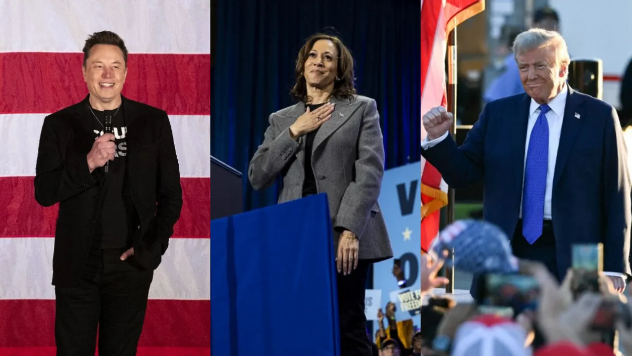  Meanwhile, Donald Trump, the Republican Party presidential candidate stepped up his personal attacks on political rival US Vice President Kamala Harris, the Democratic Party presidential candidate. Photograph:(WION Web Team) 