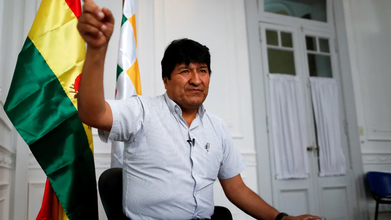  File photo of Evo Morales. Photograph:(Reuters) 