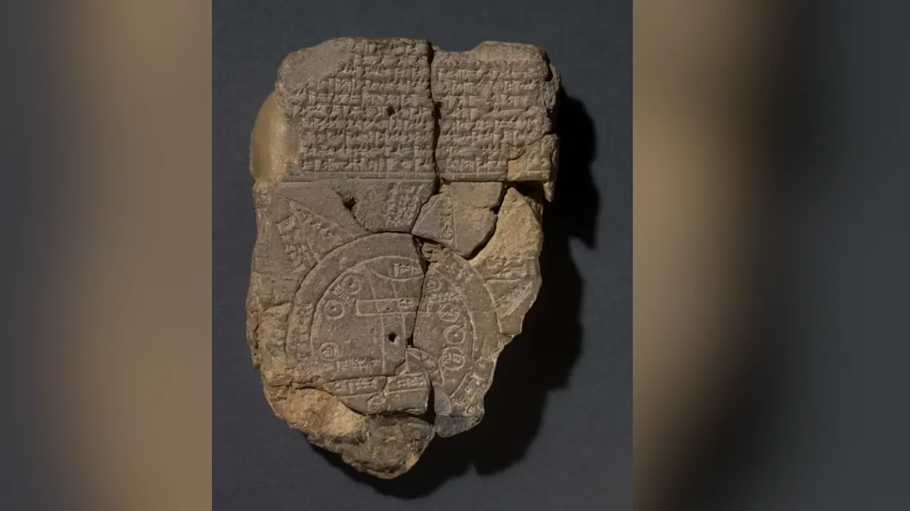  Image of the 3,000-year-old Babylonian tablet map. (Courtesy: British Museum) Photograph:(Others) 