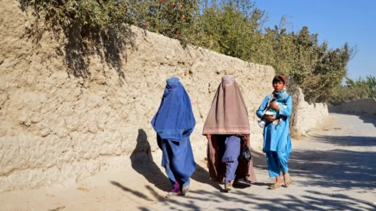  Afghan women Photograph:(AFP) 