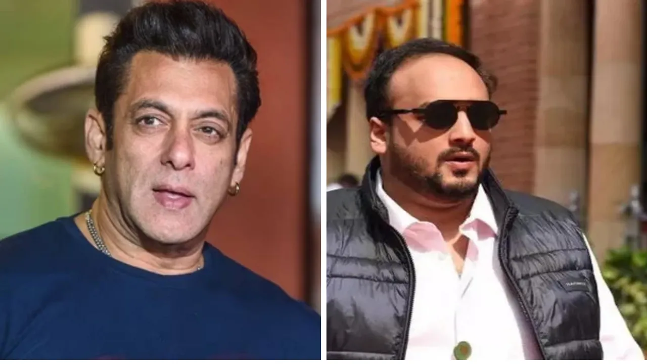  File photos of Salman Khan (left) and Zeeshan Siddique (right). Photograph:(Agencies) 
