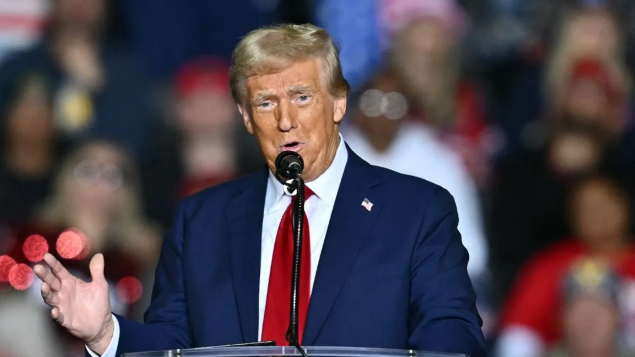  Donald Trump in Pennsylvania Photograph:(AFP) 