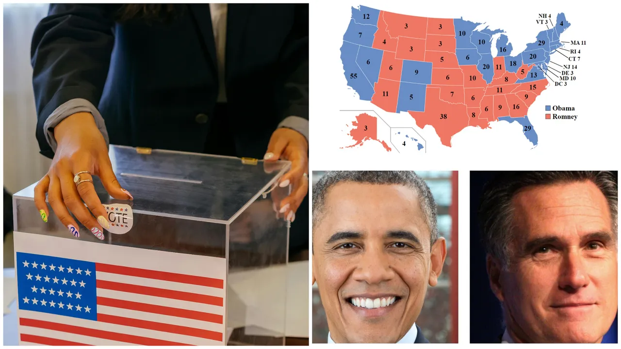  The 2012 election result map indicated how Americans voted for Obama and Romney Photograph:(Others) 