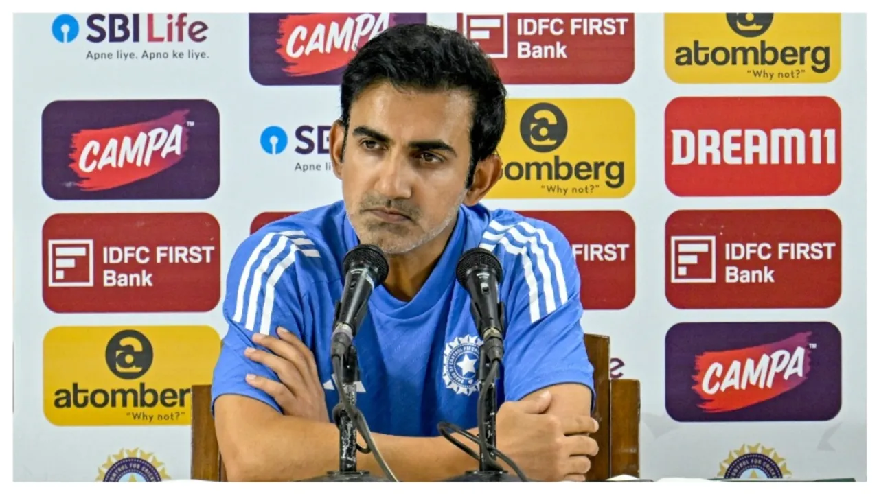  Sanjay Manjrekar urges 'BCCI to keep Gautam Gambhir away from pressers' Photograph:(AFP) 