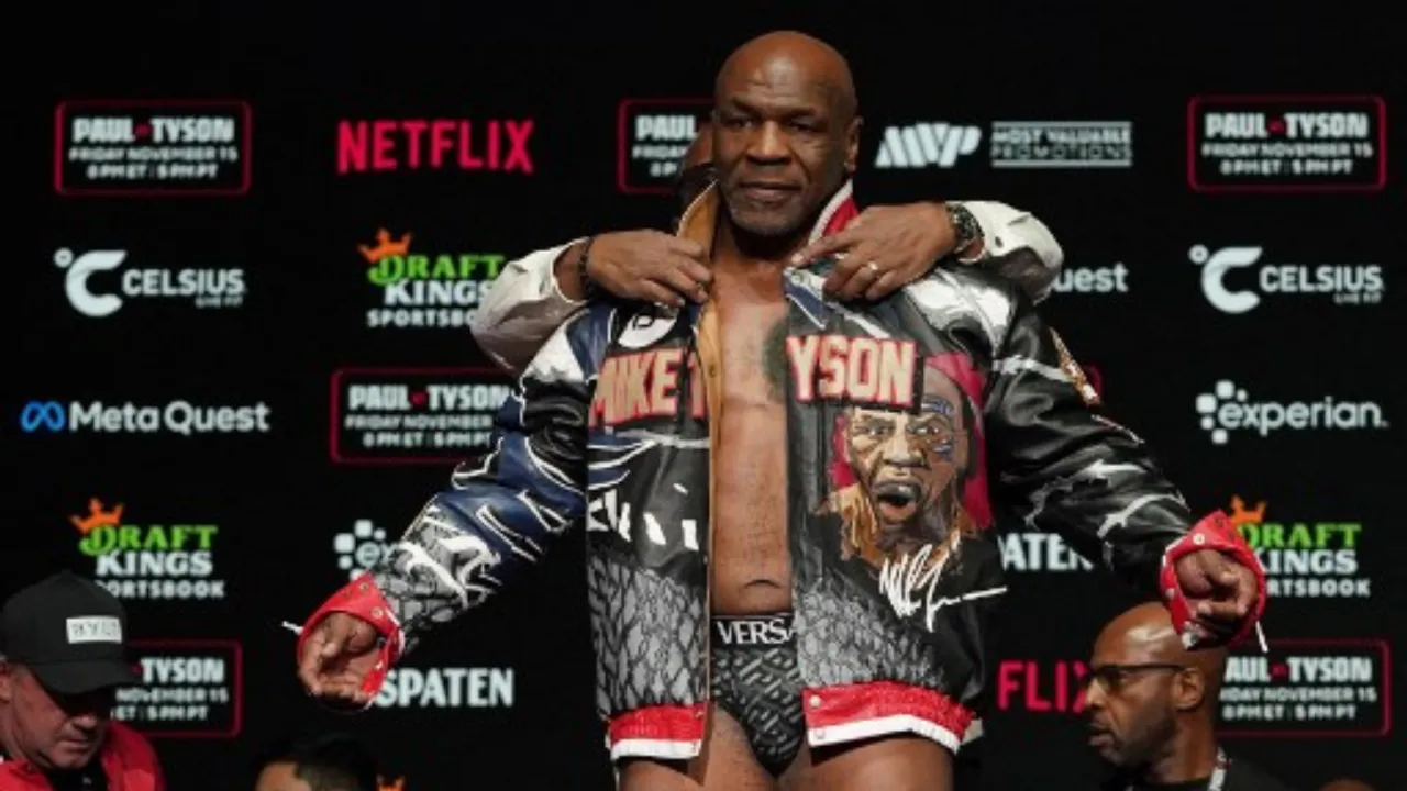  Why Mike Tyson slapped Jake Paul in final face-off before bout? Closemate reveals Photograph:(AFP) 