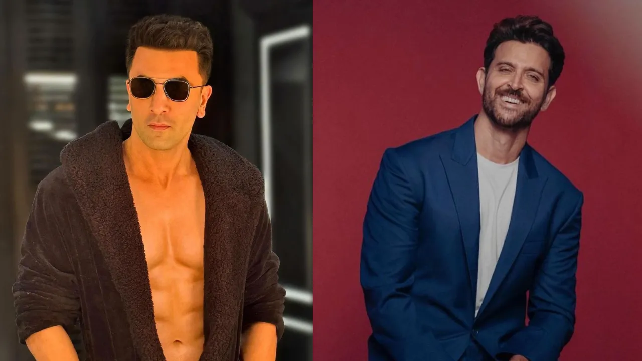  Ranbir Kapoor and Hrithik Roshan Photograph:(Instagram) 