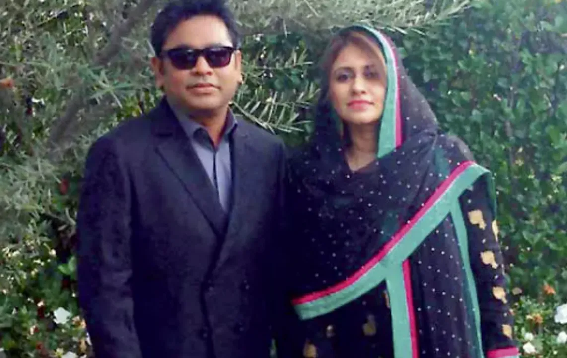  Music composer AR Rahman and his ex-wife Saira Banu 