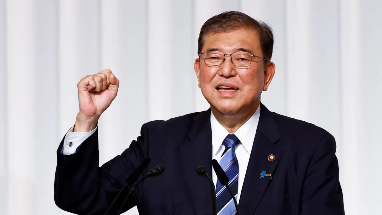  File image of Japan's Prime Minister Shigeru Ishiba. Photograph:(Reuters) 