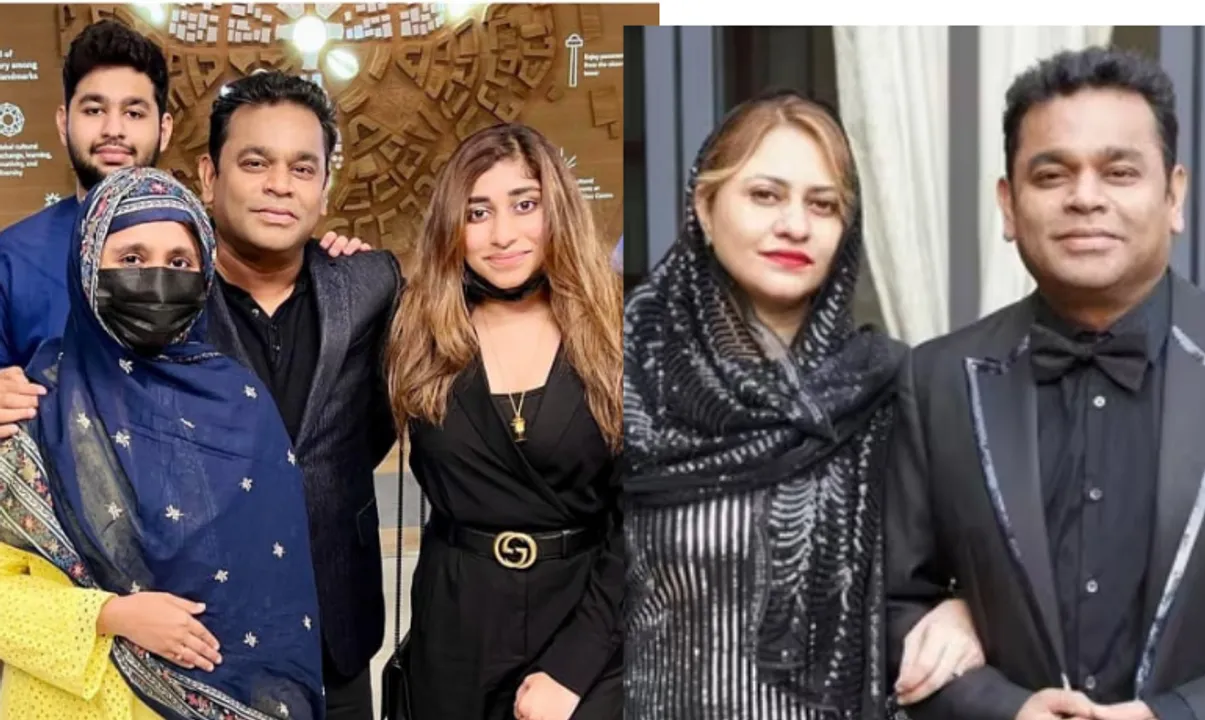  In the picture AR Rahman-Saira Banu and their family  Photograph:(X) 