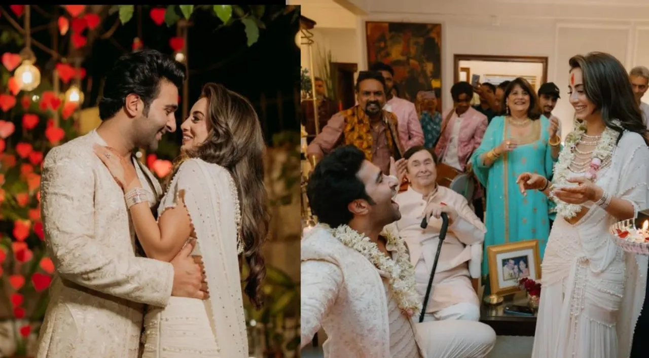  Aadar Jain and Alekha Advani roka ceremony Photograph:(Instagram) 