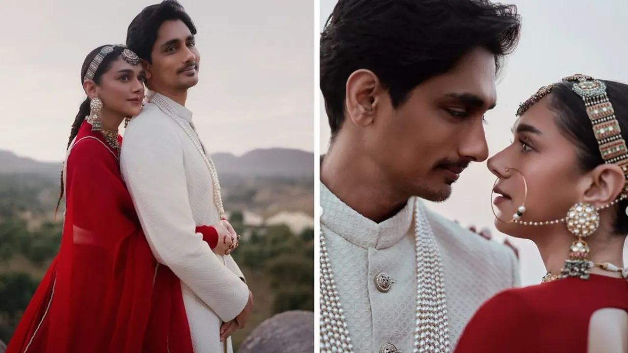  Aditi Rao Hydari and Siddharth Photograph:(Instagram) 
