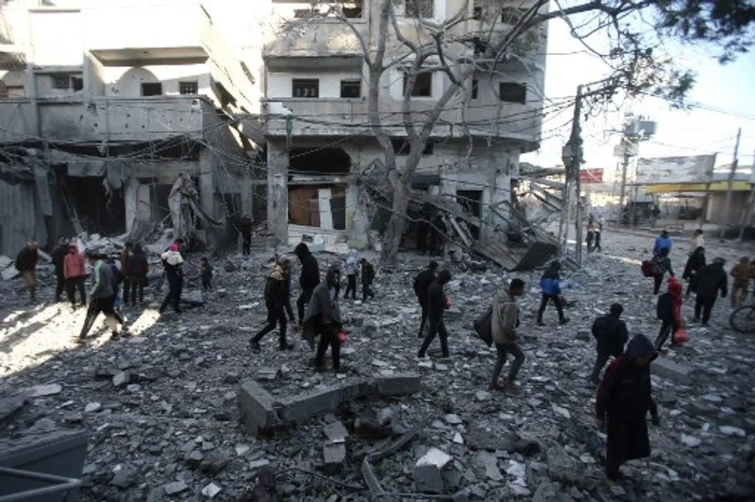  Hamas ready for Gaza ceasefire deal.  Photograph:(AFP) 