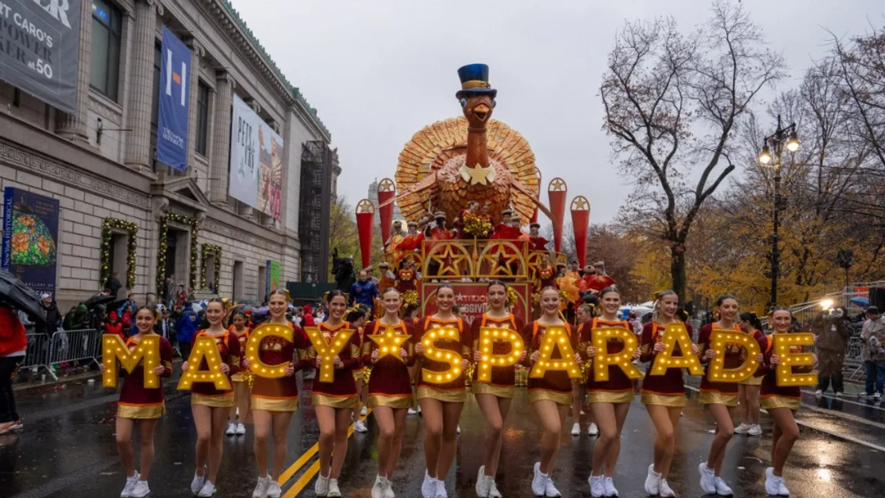  Image of Macy’s Thanksgiving Day Parade in New York. Photograph:(AFP) 