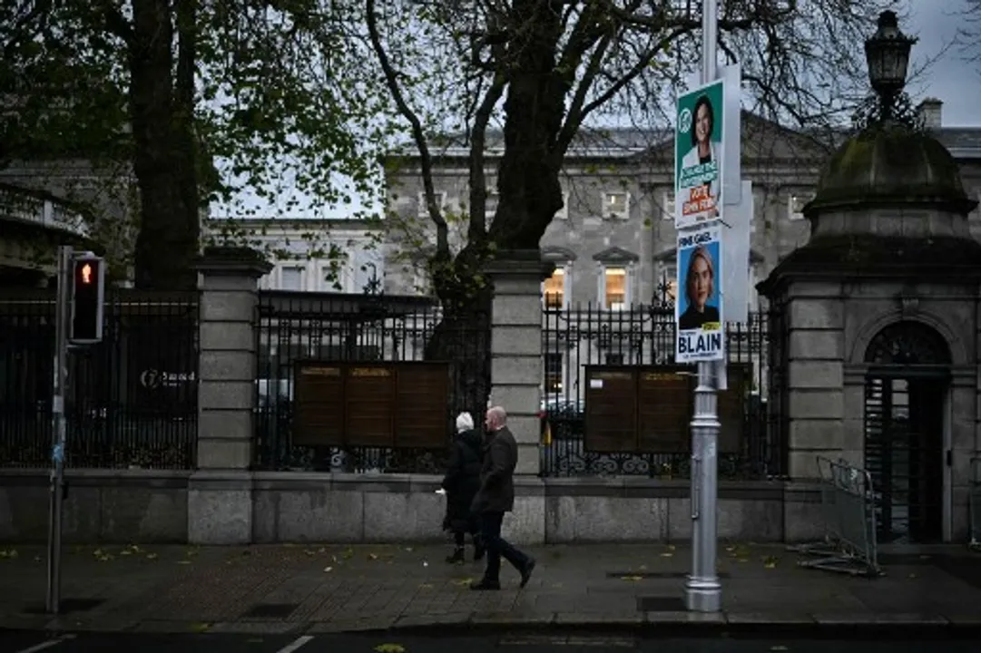  Harris, at aged just 37, became Ireland's youngest ever taoiseach. Photograph:(AFP) 