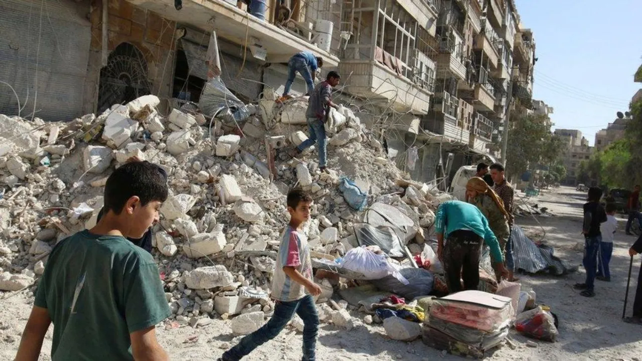 Syria jihadists, allies shell major city Aleppo Photograph:(Reuters) 