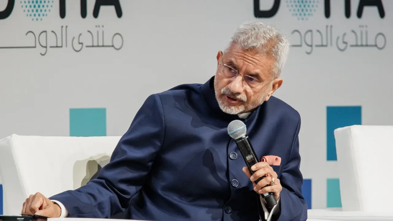  Indian Foreign Minister Jaishankar at the Doha Forum panel. Photograph:(X) 