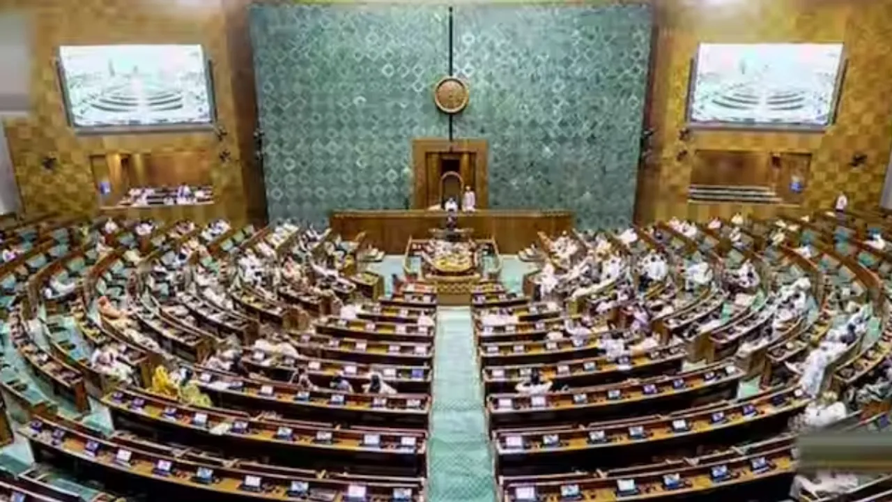  File photo of Indian Parliament. Photograph:(PTI) 