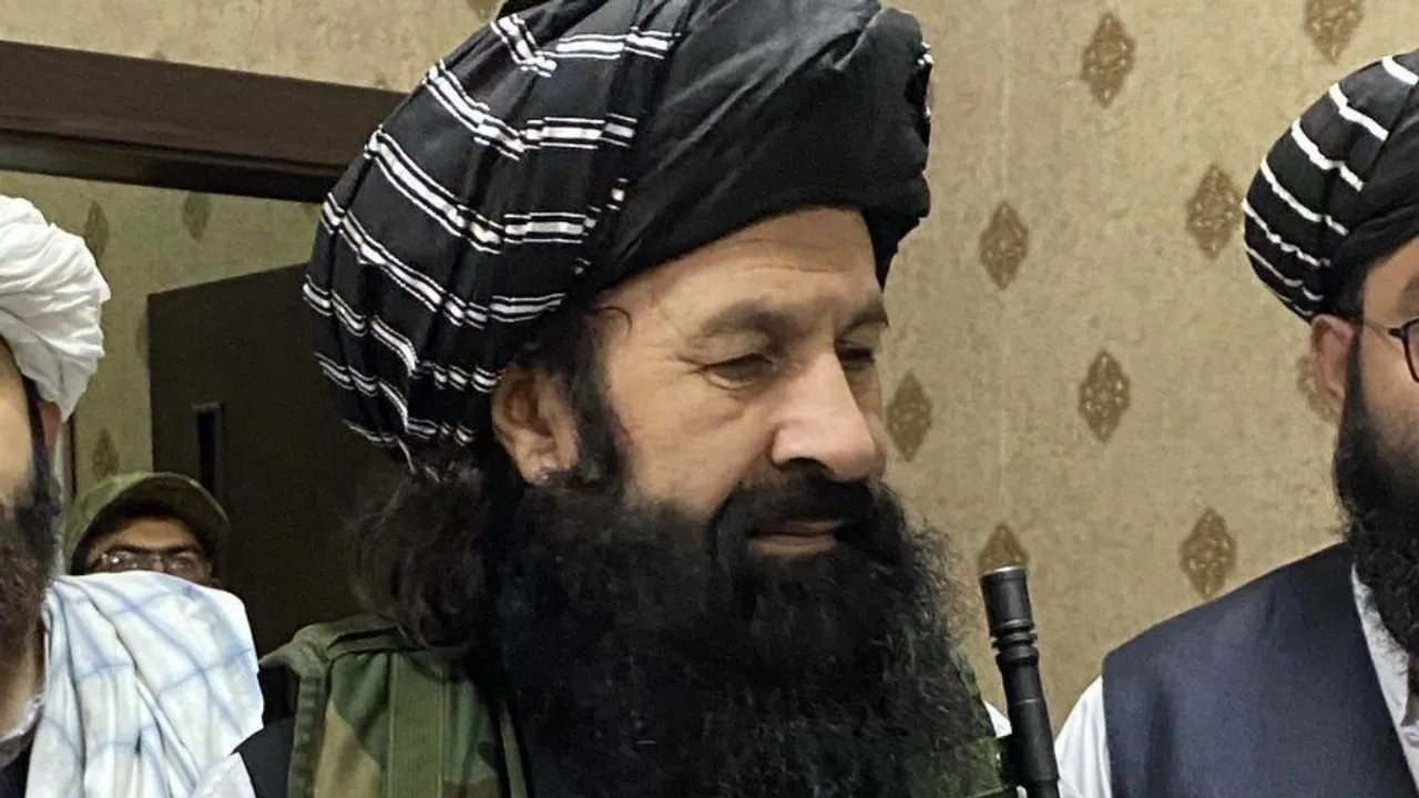  File photo of Khalil Haqqani. Photograph:(Agencies) 