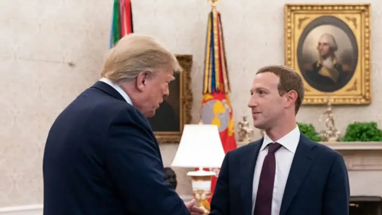  Trump even accused Zuckerberg of trying to rig the election against the Republicans. Photograph:(AFP) 