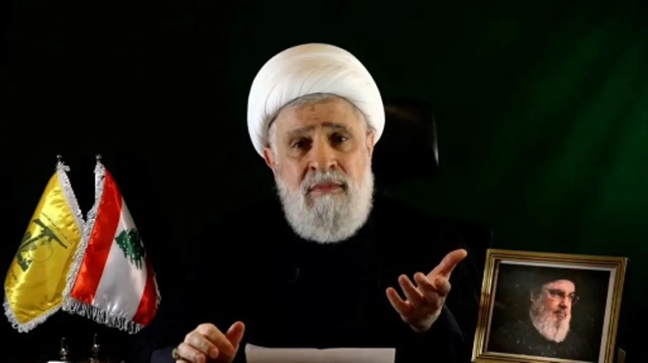  Naim Qassem Photograph:(AFP) 