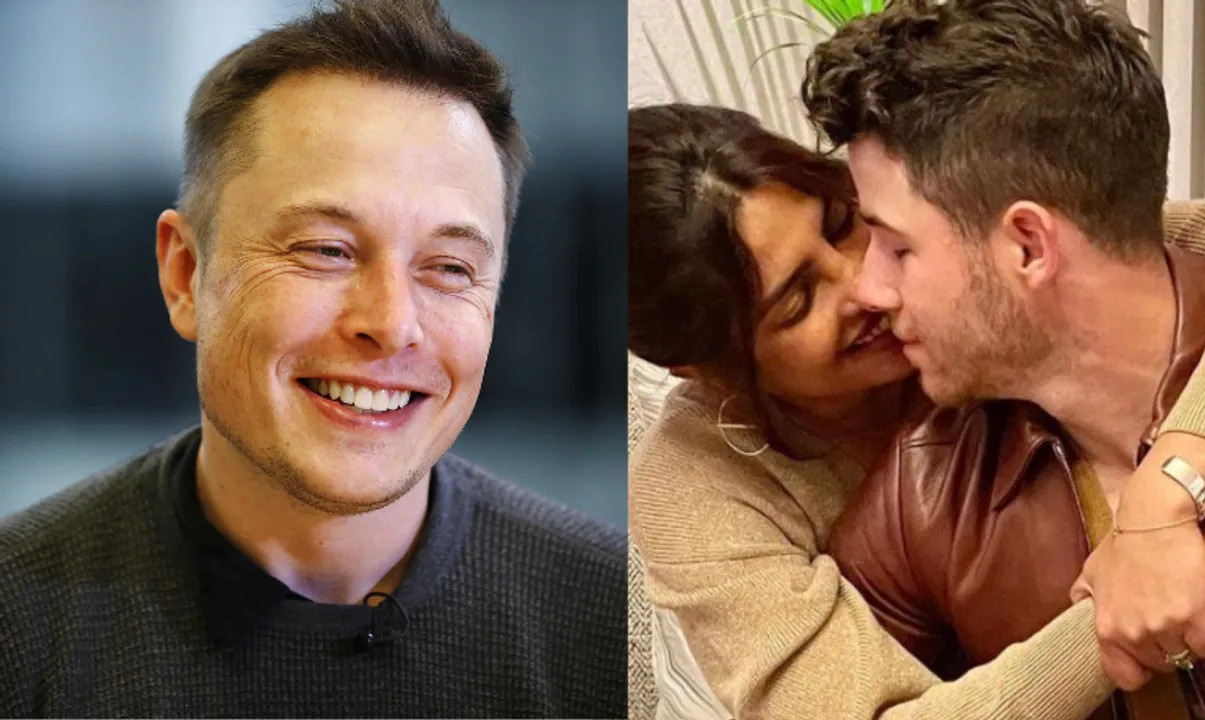  In the picture Nick Jonas, Priyanka Chopra and Elon Musk Photograph:(X) 