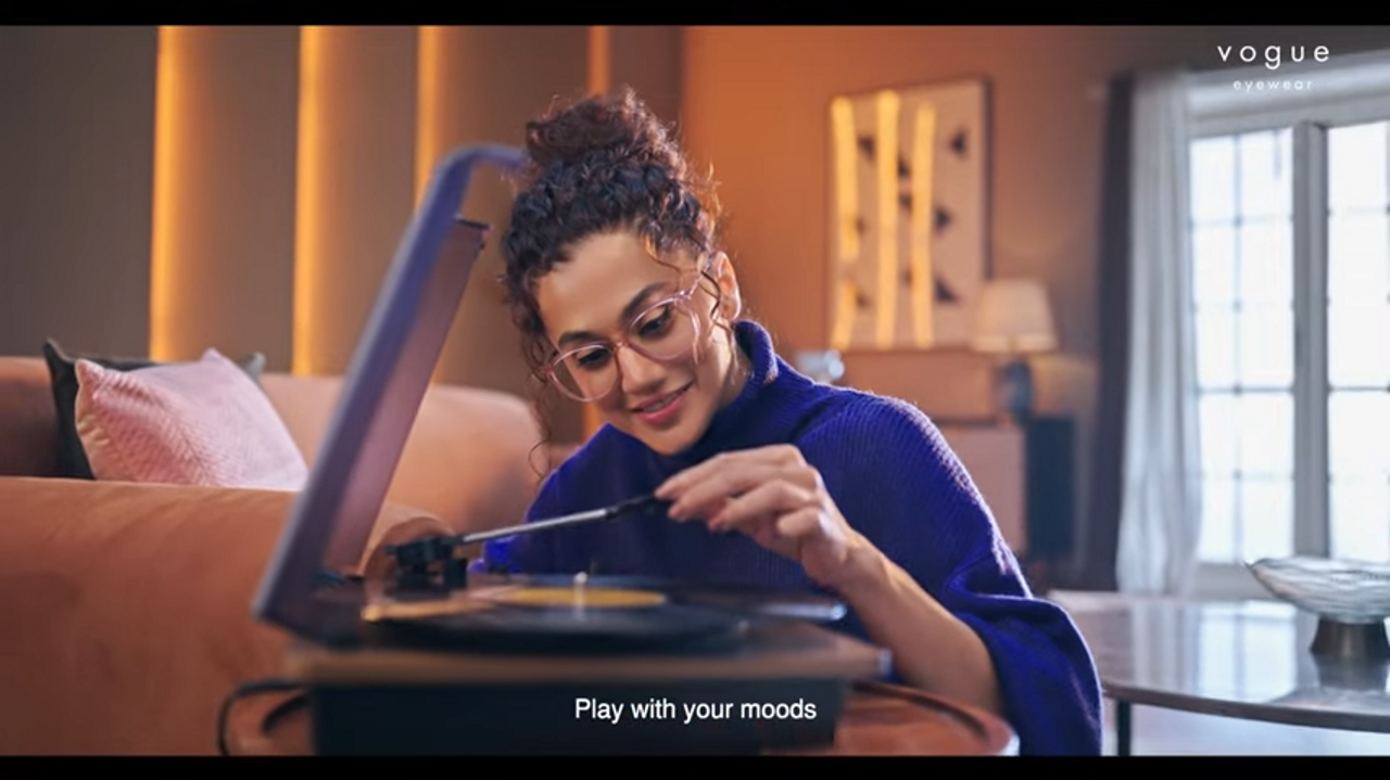 Vogue Eyewear and Taapsee Pannu encourage to ‘keep playing’ in
life
