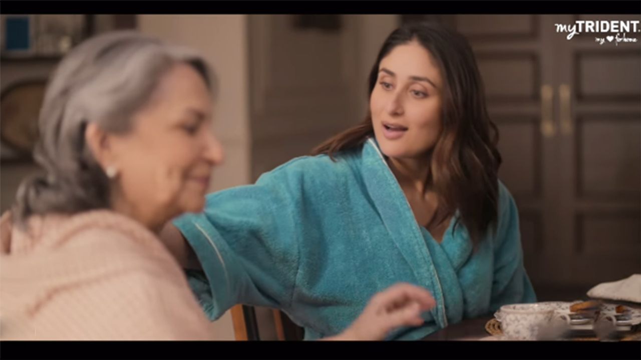 myTrident shows harmonious 'saas bahu' chemistry with Sharmila Tagore
& Kareena Kapoor Khan